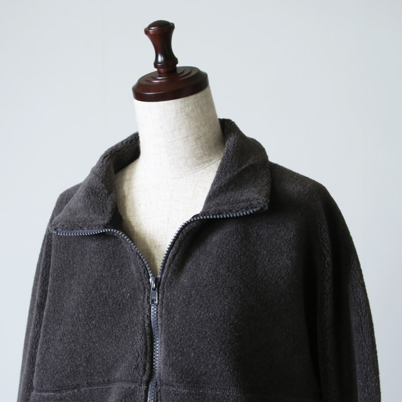 Graphpaper (グラフペーパー) Wool Boa Zip-Up Blouson / ウールボア ...