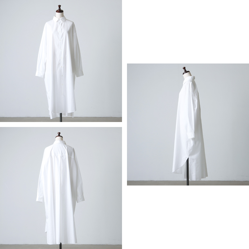 Graphpaper (グラフペーパー) Broad Oversized Shirt Dress / ブロード 
