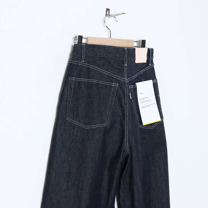 Graphpaper (グラフペーパー) Colorfast Denim Two Tuck Wide Pants