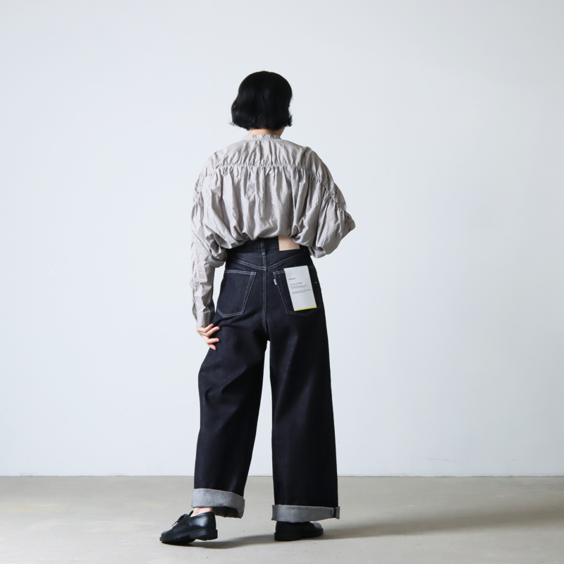 Graphpaper (グラフペーパー) Colorfast Denim Two Tuck Wide Pants 