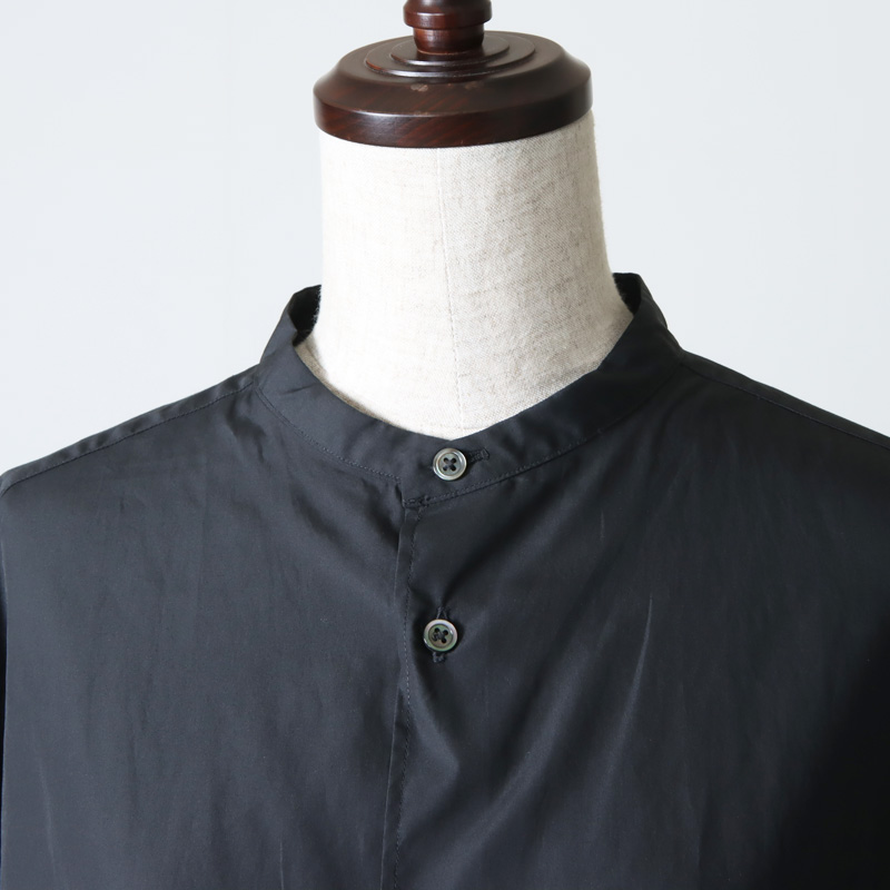 Graphpaper (グラフペーパー) Broad L/S Oversized Band Collar Shirt /  ブロードオーバーサイズドバンドカラーシャツ