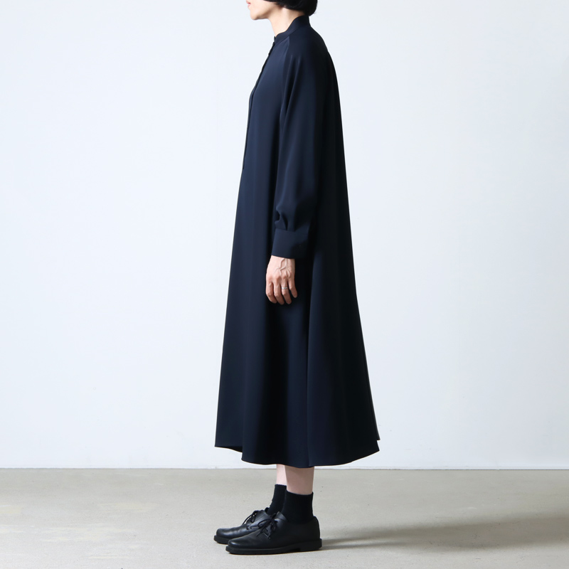 Graphpaper (グラフペーパー) Satin Band Collar Dress / サテンバンド