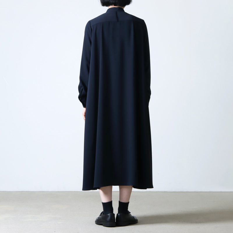 Graphpaper (グラフペーパー) Satin Band Collar Dress / サテンバンド