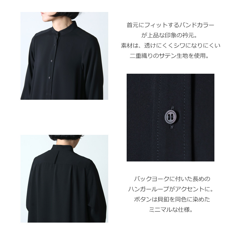 Graphpaper(グラフペーパー) Satin Band Collar Dress