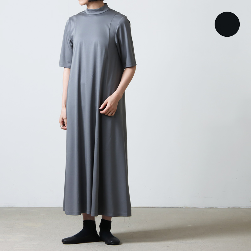 Graphpaper (եڡѡ) Fine Smooth Mock Neck Panel Line Dress / ե󥹥ࡼåͥåѥͥ饤ɥ쥹