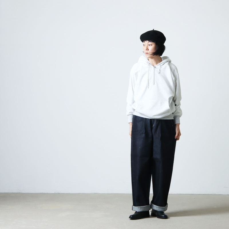 Graphpaper (グラフペーパー) Selvage Denim Two Tuck Pants 