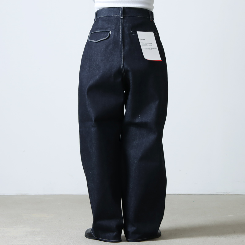 Graphpaper (グラフペーパー) Selvage Denim Two Tuck Pants