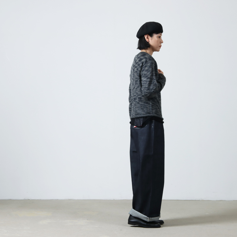 Graphpaper(եڡѡ) Selvage Denim Two Tuck Wide Pants