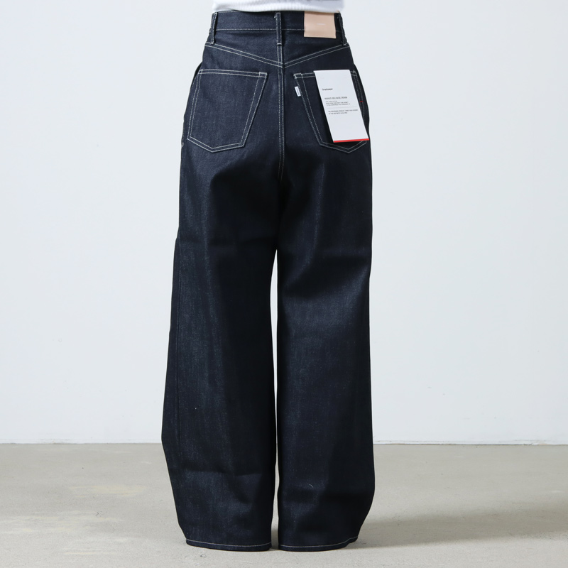 Graphpaper (グラフペーパー) Selvage Denim Two Tuck Wide Pants