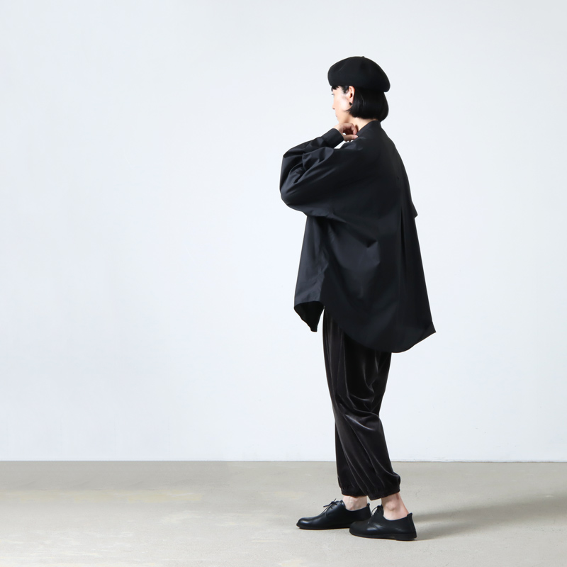 Graphpaper(եڡѡ) Broad L/S Oversized Band Collar Shirt