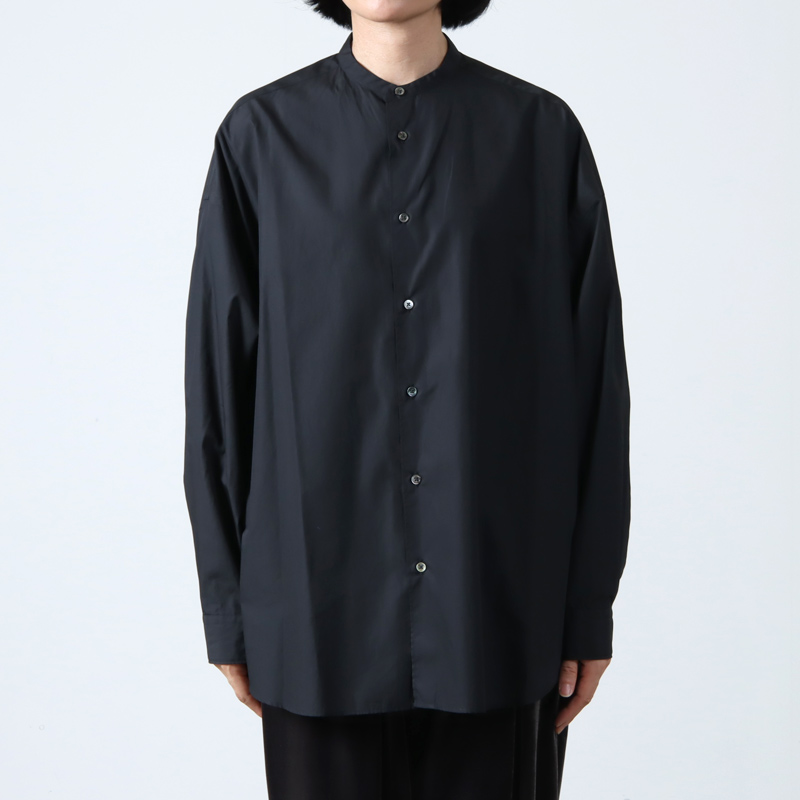 Graphpaper (グラフペーパー) Broad L/S Oversized Band Collar Shirt