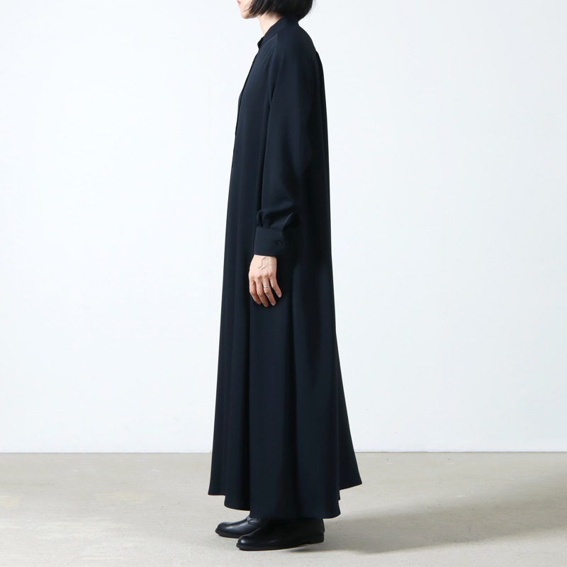 Graphpaper (グラフペーパー) Satin Band Collar Dress / サテンバンド