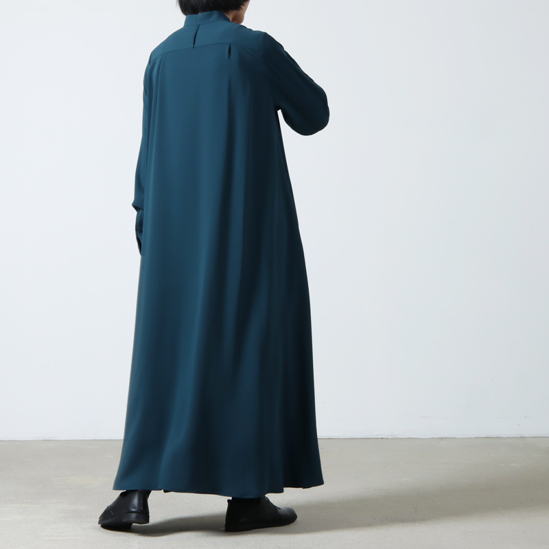 Graphpaper (グラフペーパー) Satin Band Collar Dress DARK GREEN /  サテンバンドカラードレスダークグリーン