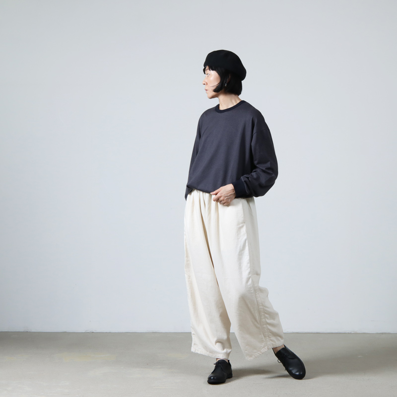 Graphpaper (グラフペーパー) Narrow Border L/S Tee / ナローボーダー