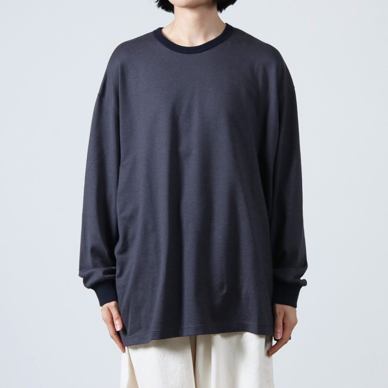 Graphpaper (グラフペーパー) Narrow Border L/S Tee / ナローボーダー ...