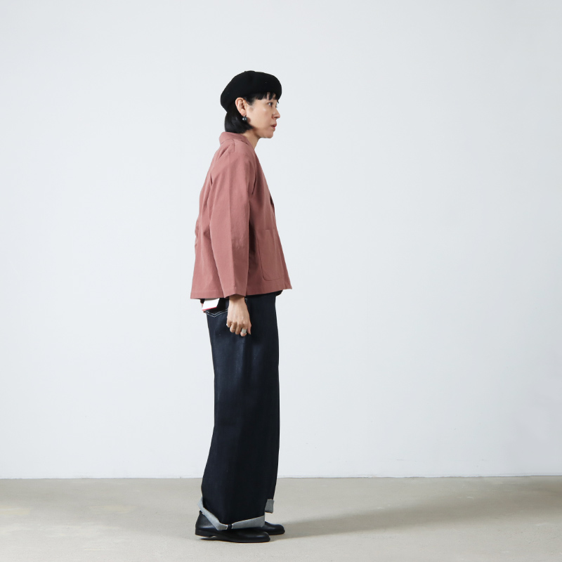 Graphpaper (グラフペーパー) Selvage Denim Two Tuck Wide Pants for