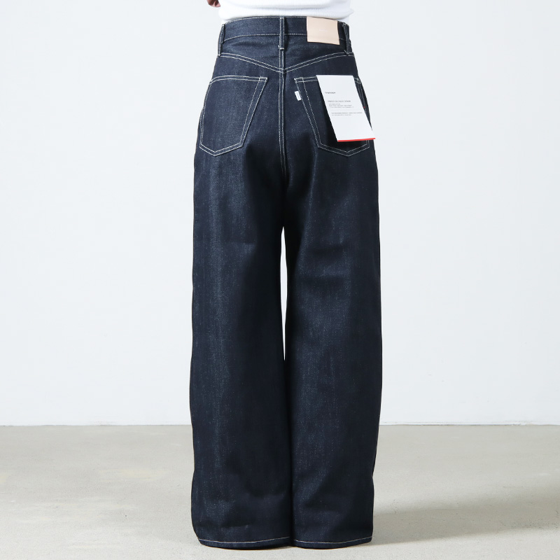 Graphpaper (グラフペーパー) Selvage Denim Two Tuck Wide Pants for ...