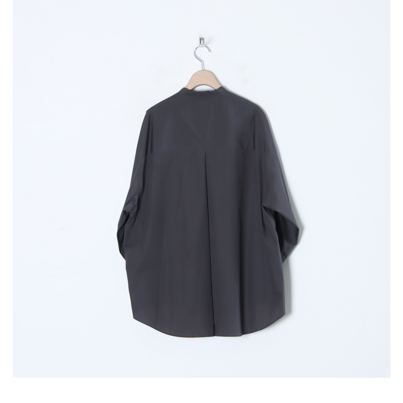 Graphpaper (グラフペーパー) Broad L/S Oversized Band Collar Shirt / ブロード ロングスリーブオーバーサイズドバンドカラーシャツ