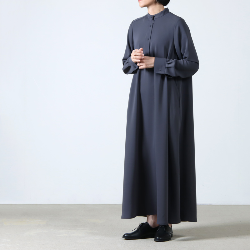 Graphpaper (グラフペーパー) Satin Band Collar Dress / サテンバンド ...