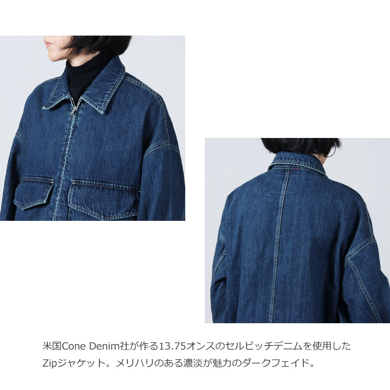 Graphpaper(եڡѡ) Selvage Denim Zip Jacket