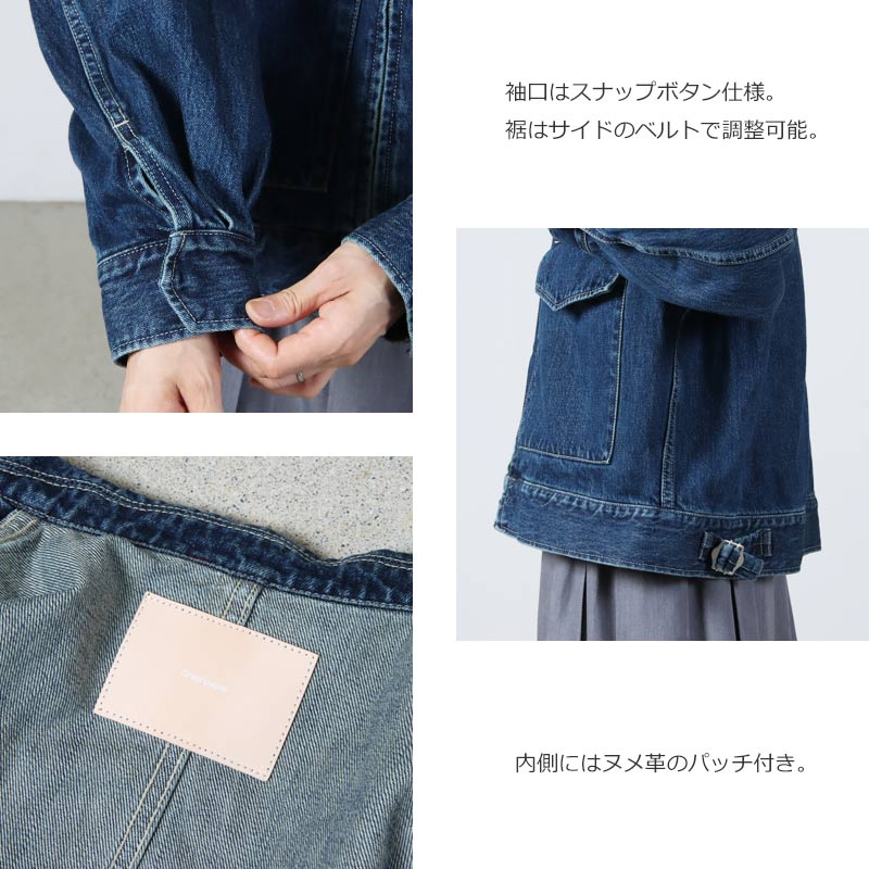 Graphpaper(եڡѡ) Selvage Denim Zip Jacket