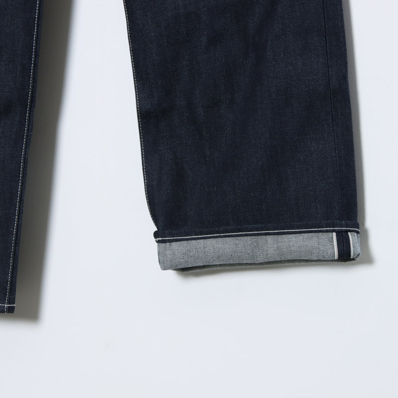 Graphpaper(եڡѡ) Selvage Denim Five Pocket Wide Straight Pants-RIGID-