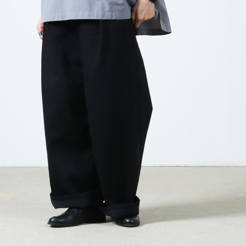 Graphpaper(եڡѡ) Selvage Denim Two Tuck Wide Pants