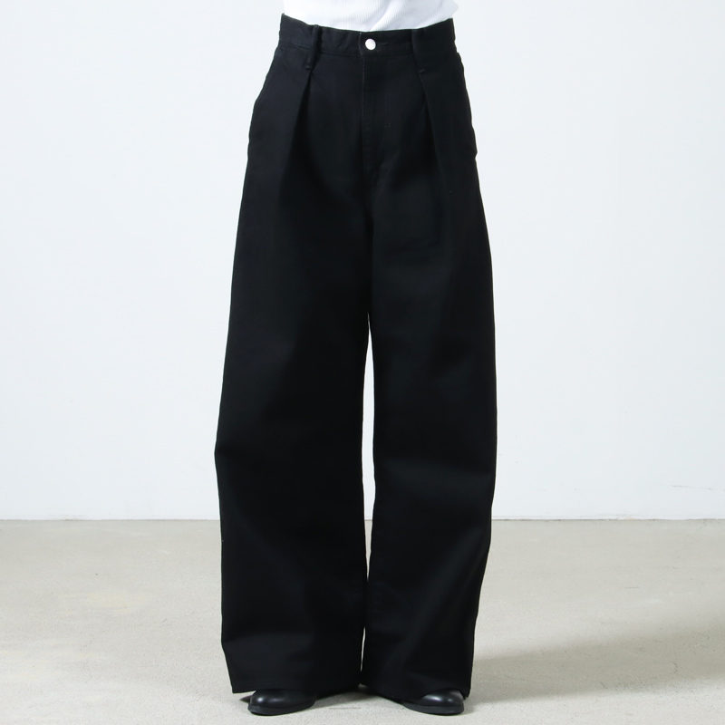 Graphpaper(եڡѡ) Selvage Denim Two Tuck Wide Pants