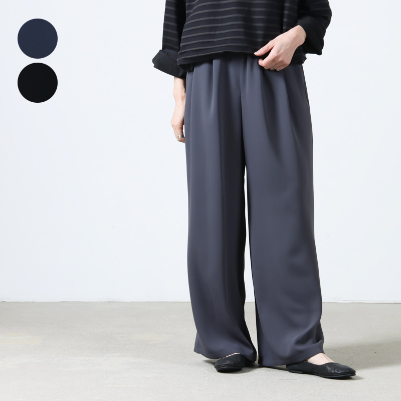 Graphpaper (եڡѡ) Satin Easy Wide Pants / ƥ󥤡磻ɥѥ