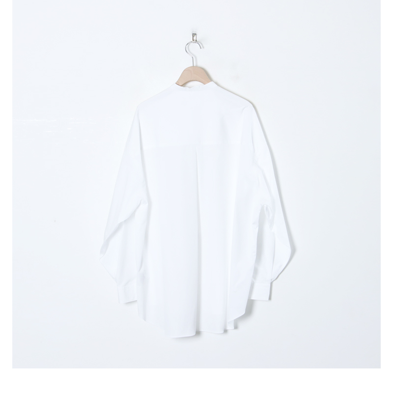 Graphpaper(եڡѡ) High Count Broad L/S Oversized Band Collar Shirt