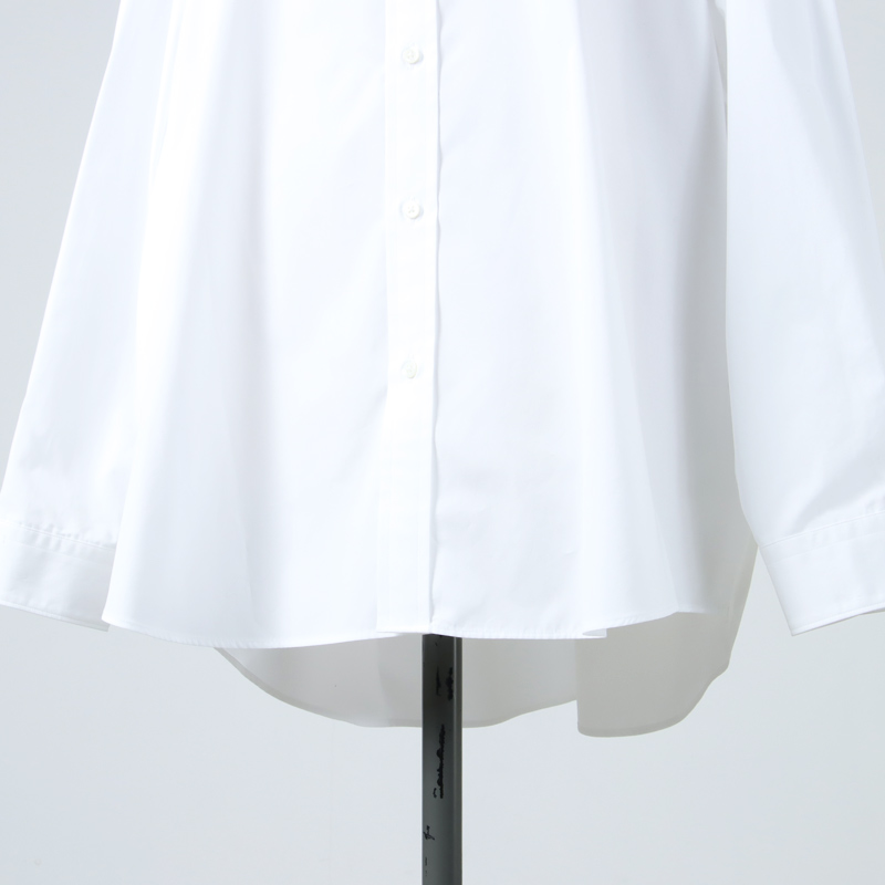 Graphpaper(եڡѡ) High Count Broad L/S Oversized Band Collar Shirt