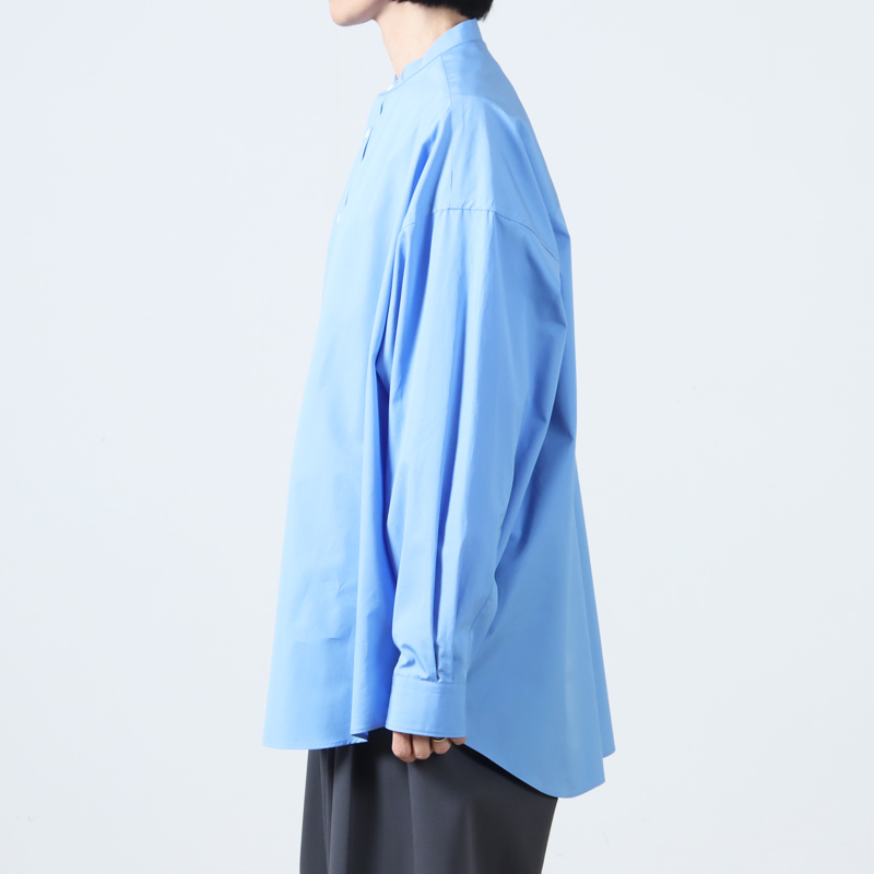 Graphpaper(եڡѡ) High Count Broad L/S Oversized Band Collar Shirt