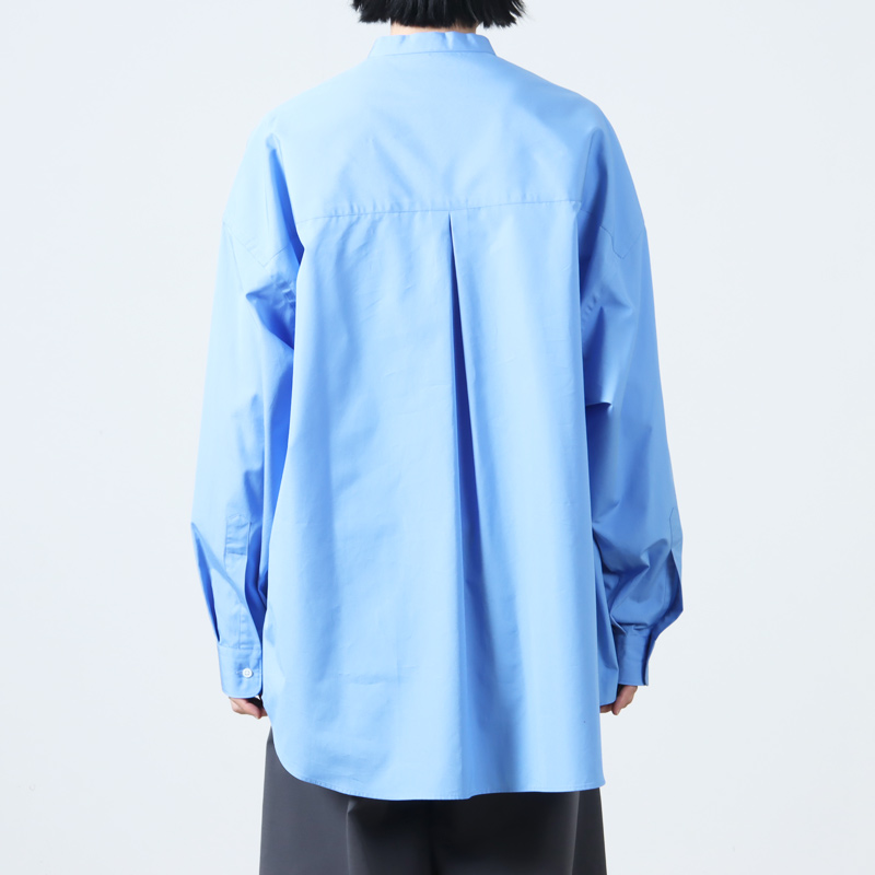 Graphpaper(եڡѡ) High Count Broad L/S Oversized Band Collar Shirt