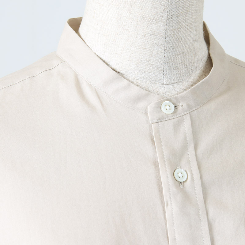 Graphpaper(եڡѡ) Silicon Lawn Drawstring Band Collar Shirt