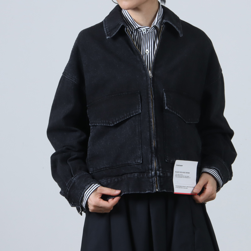 Graphpaper(եڡѡ) Selvage Denim Zip Jacket