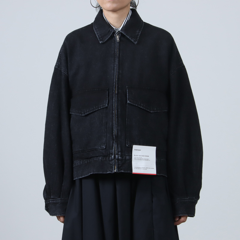 Graphpaper(եڡѡ) Selvage Denim Zip Jacket