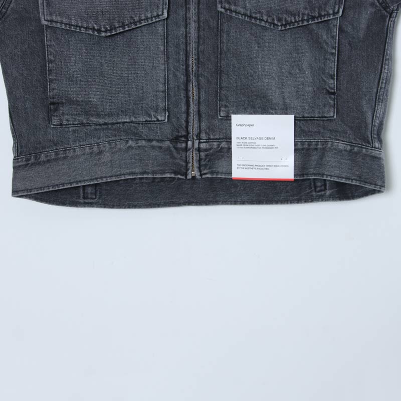 Graphpaper(եڡѡ) Selvage Denim Zip Jacket