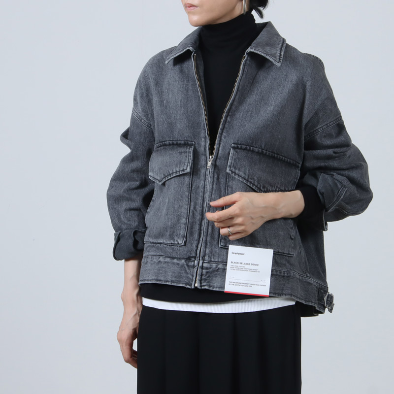 Graphpaper(եڡѡ) Selvage Denim Zip Jacket