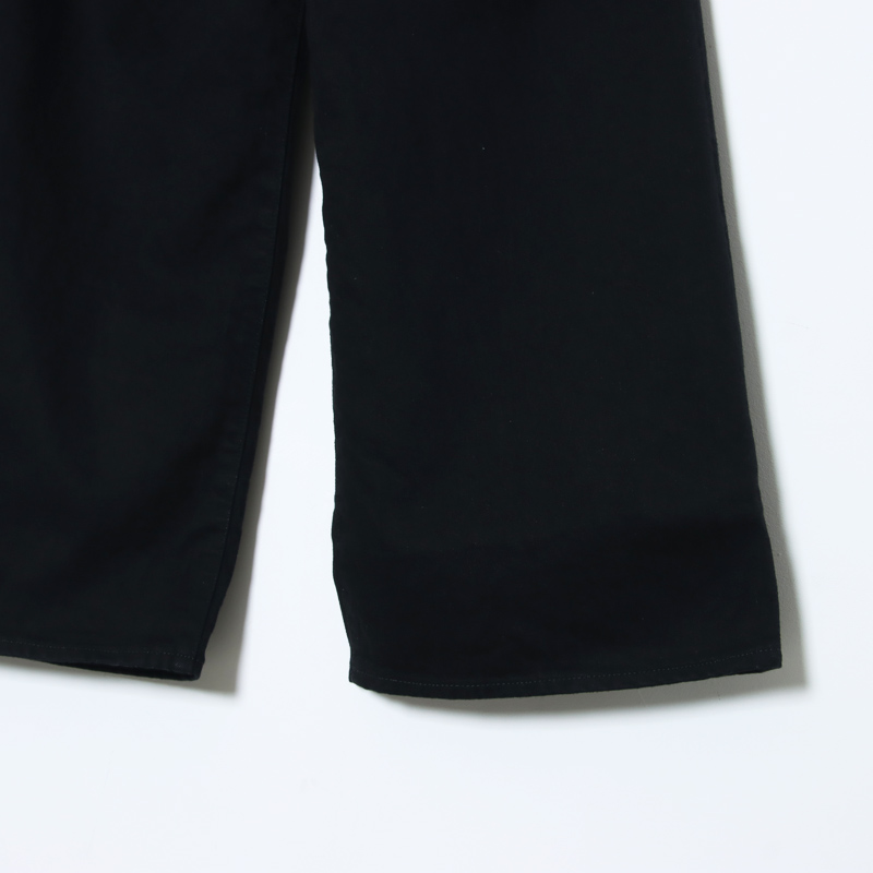 Graphpaper(����եڡ��ѡ�) Selvage Denim Two Tuck Wide Pants �� INDIGO RIGID �� BLACK WASHED