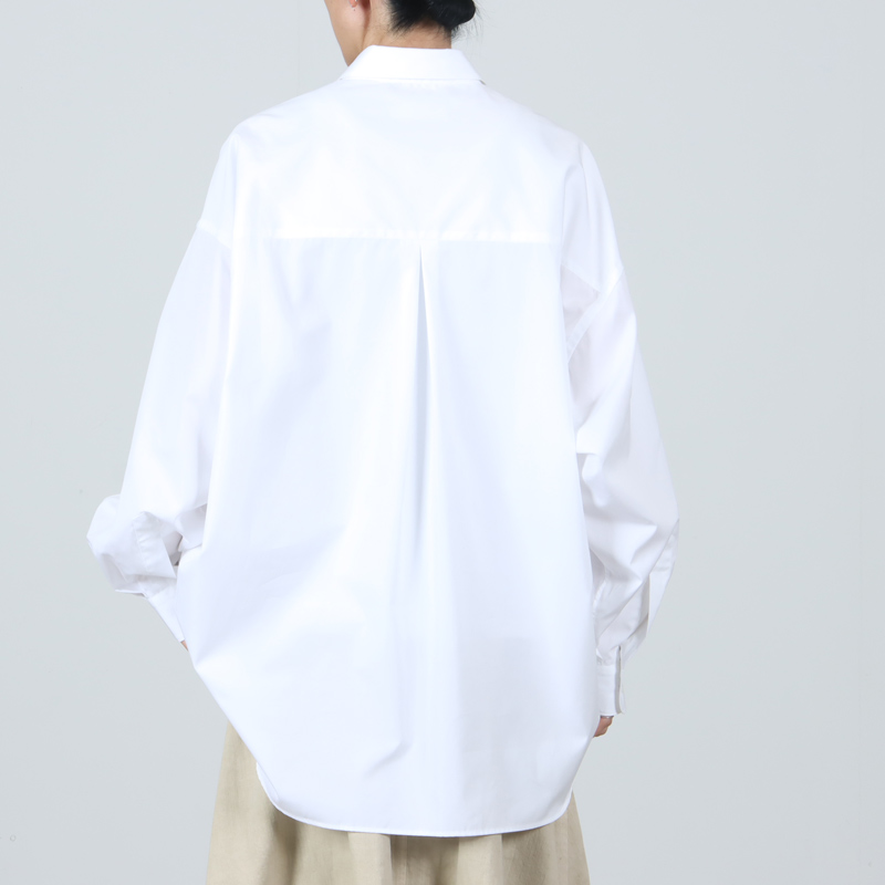 Graphpaper(եڡѡ) High Count Broad L/S Oversized Regular Collar Shirt