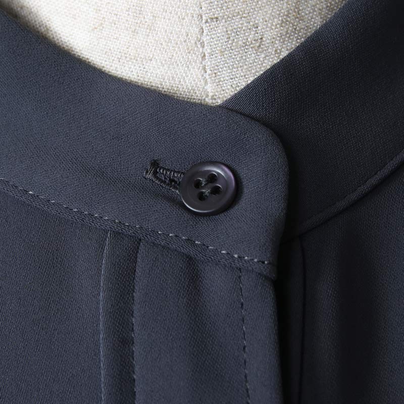 Graphpaper (グラフペーパー) Satin Band Collar Dress / サテンバンド