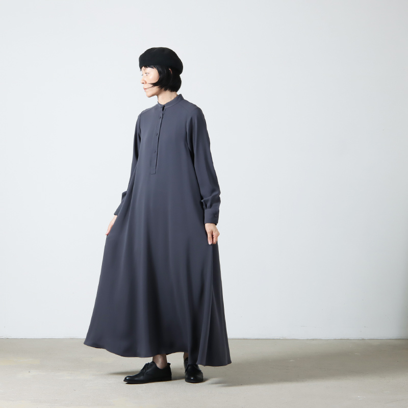 Graphpaper(����եڡ��ѡ�) Satin Band Collar Dress