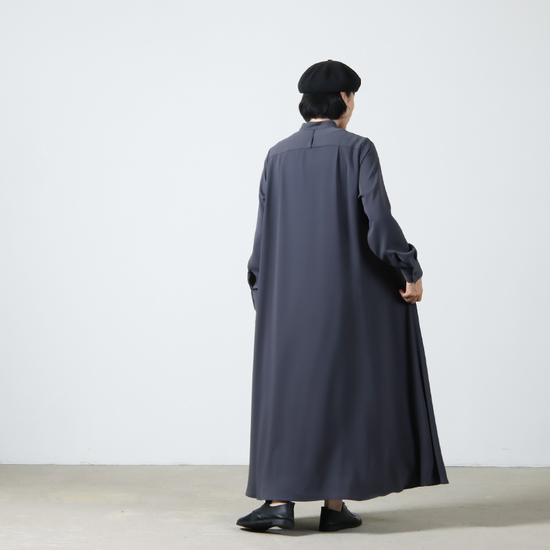 Graphpaper(����եڡ��ѡ�) Satin Band Collar Dress