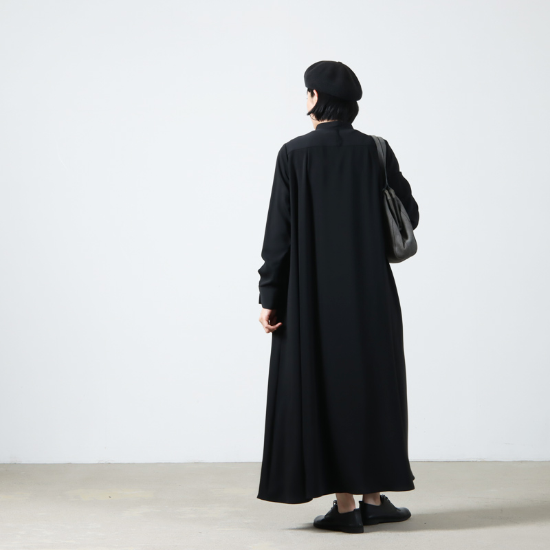 Graphpaper(����եڡ��ѡ�) Satin Band Collar Dress