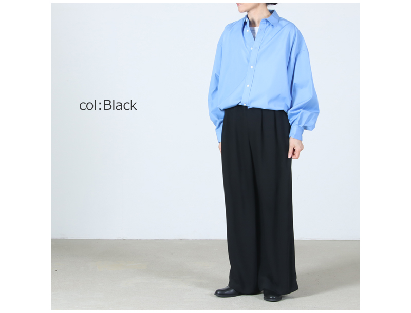 Graphpaper(����եڡ��ѡ�) Satin Easy Wide Pants