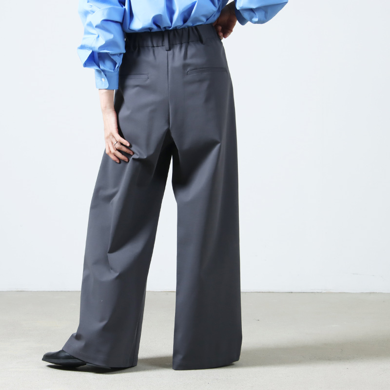 Graphpaper(����եڡ��ѡ�) Compact Ponte Two Tuck Wide Pants