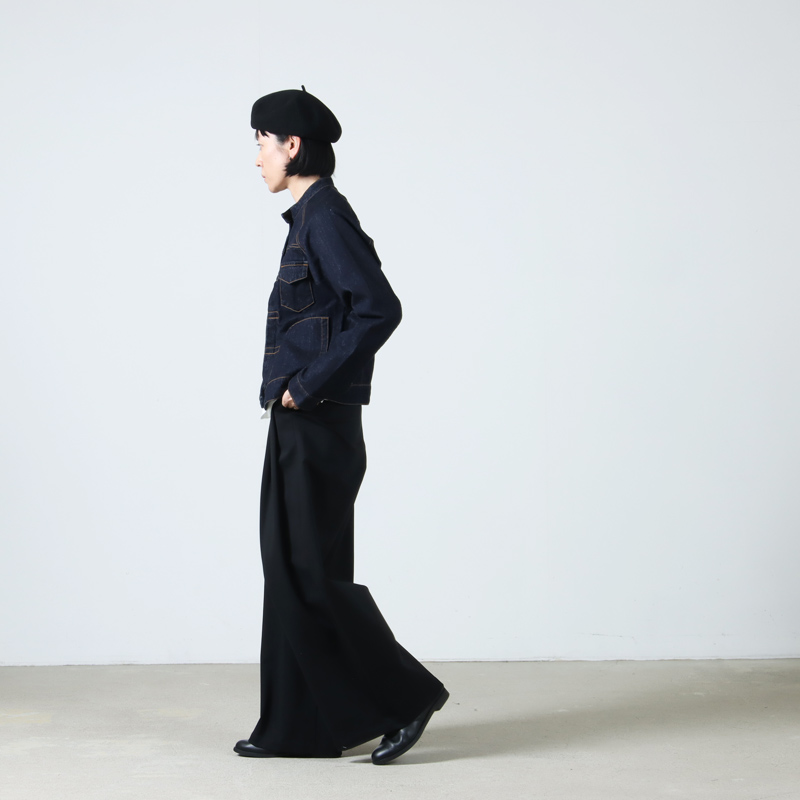 Graphpaper(����եڡ��ѡ�) Compact Ponte Two Tuck Wide Pants