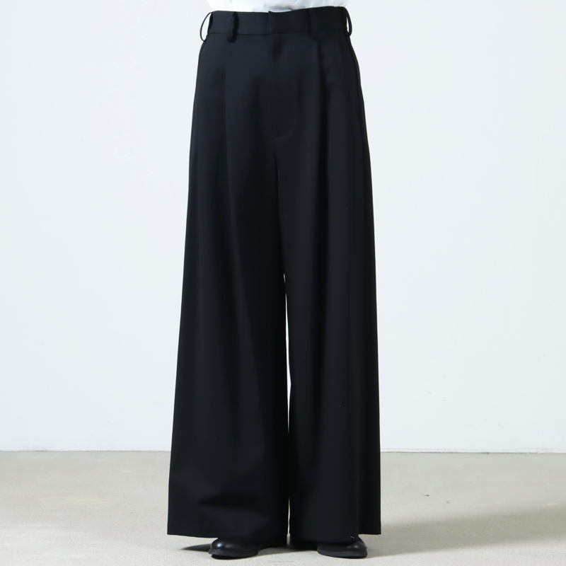 Graphpaper(����եڡ��ѡ�) Compact Ponte Two Tuck Wide Pants