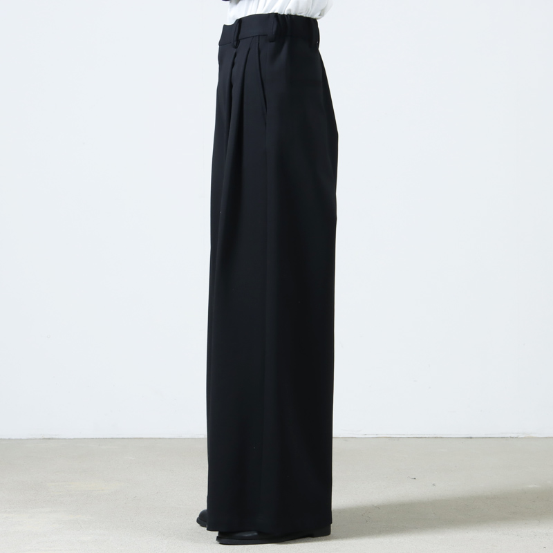 Graphpaper(����եڡ��ѡ�) Compact Ponte Two Tuck Wide Pants