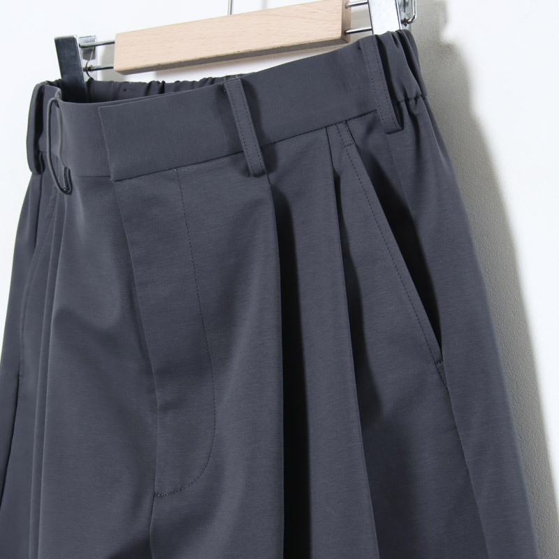 Graphpaper(����եڡ��ѡ�) Compact Ponte Two Tuck Wide Pants